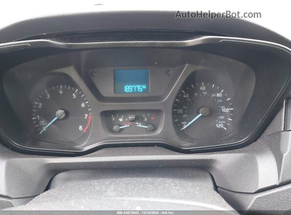 1FTYR1ZM0JKA09548 2018 FORD TRANSIT VAN White Вид задніх сидінь