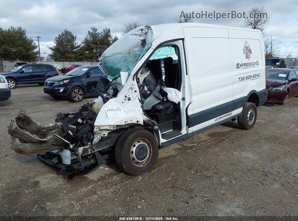 1FTYR2CM4KKB83851 2019 FORD TRANSIT-250 White Front left