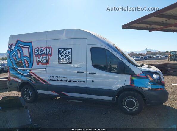 1FTYR2XM3JKA85158 2018 FORD TRANSIT-250 White ხელსაწყოთა პანელის ხედი