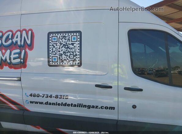 1FTYR2XM3JKA85158 2018 FORD TRANSIT-250 White VIN კოდის სტიკერის ხედი