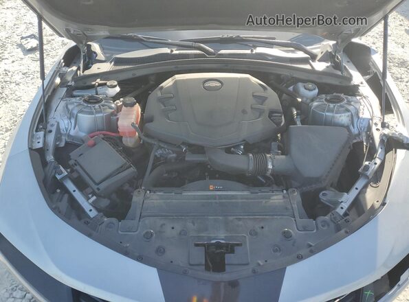 1G1FB1RS4R0108044 2024 CHEVROLET CAMARO Серебряный Вид задней части салона