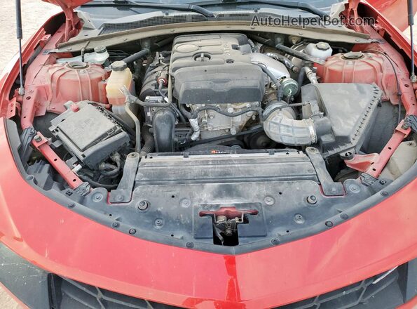 1G1FB1RX0P0133564 2023 CHEVROLET CAMARO Red Вид задньої частини салону