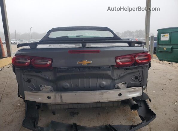 1G1FB3DS4L0115859 2020 CHEVROLET CAMARO Gray Rear view