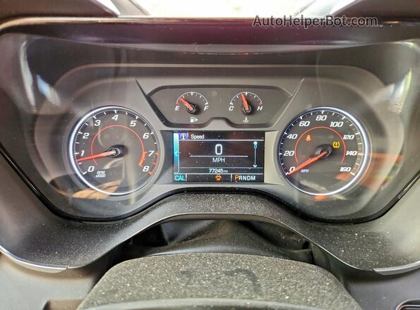 1G1FD1RS7H0173687 2017 CHEVROLET CAMARO Red Vista del cuadro de instrumentos