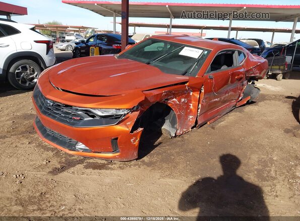 1G1FD1RS8N0133503 2022 CHEVROLET CAMARO Orange Передня ліва чверть