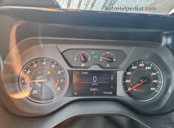 1G1FD1RSXM0138796 2021 CHEVROLET CAMARO Red ხელსაწყოთა პანელის ხედი