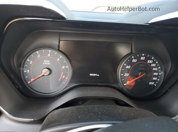 1G1FE1R70J0168913 2018 CHEVROLET CAMARO White Вид щитка приладів