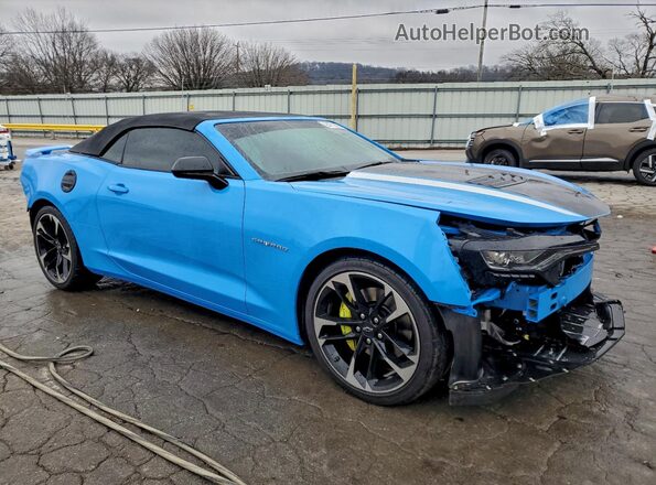 1G1FG3D78P0108285 2023 CHEVROLET CAMARO Синий Передняя правая четверть
