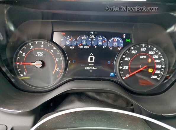 1G1FG3D78P0108285 2023 CHEVROLET CAMARO Синий Вид щитка приборов