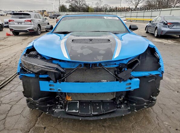1G1FG3D78P0108285 2023 CHEVROLET CAMARO Синий Вид спереди