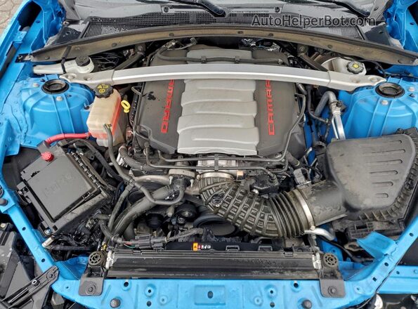 1G1FG3D78P0108285 2023 CHEVROLET CAMARO Синий Вид задней части салона