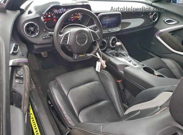 1G1FG3D78P0108285 2023 CHEVROLET CAMARO Синий Вид панели приборов