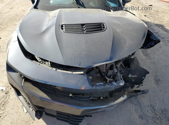 1G1FH3D79P0157637 2023 CHEVROLET CAMARO Gray უკანა სალონის ხედი