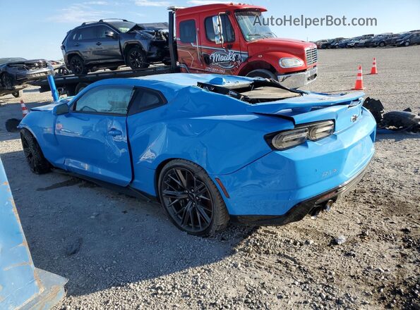 1G1FK1R66N0101352 2022 CHEVROLET CAMARO Синий Задняя левая четверть