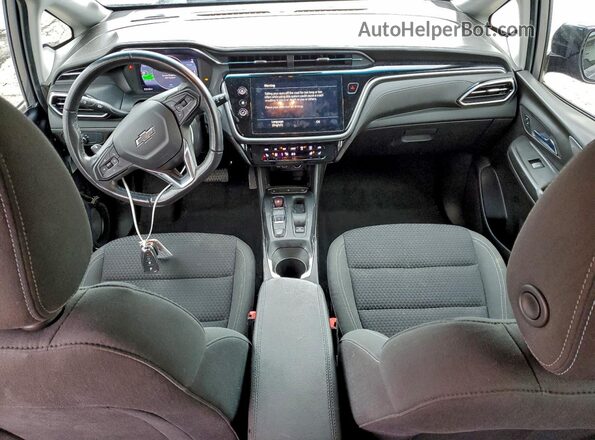 1G1FW6S00N4104859 2022 CHEVROLET BOLT Gray Вид панелі приладів