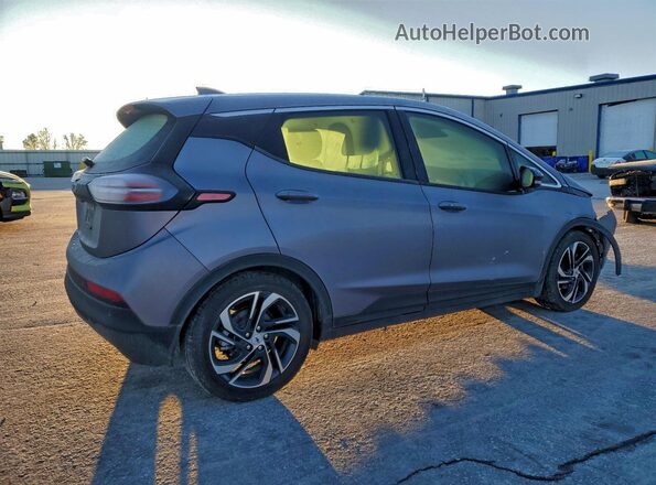 1G1FX6S02N4101863 2022 CHEVROLET BOLT Gray Trasero derecho