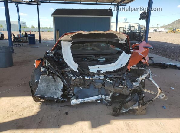 1G1Y72D40L5114863 2020 CHEVROLET CORVETTE Orange Вид спереду