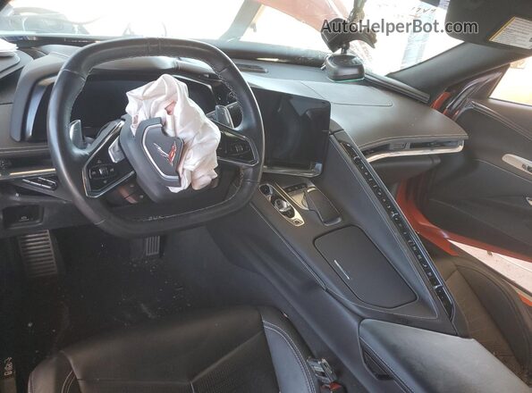 1G1Y72D40L5114863 2020 CHEVROLET CORVETTE Orange Вид панелі приладів