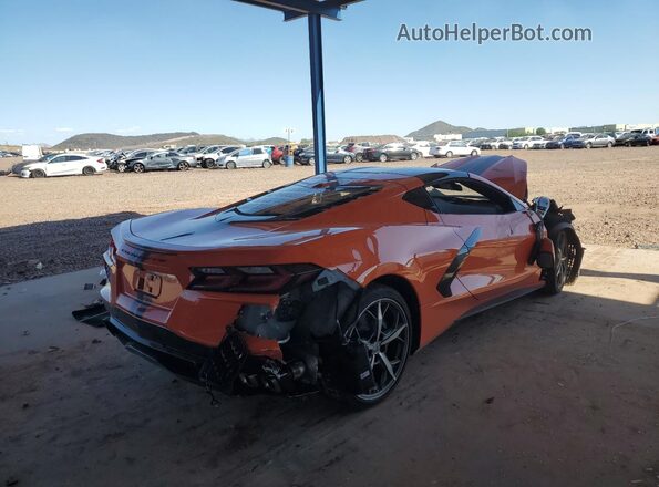 1G1Y72D40L5114863 2020 CHEVROLET CORVETTE Orange Задня права чверть