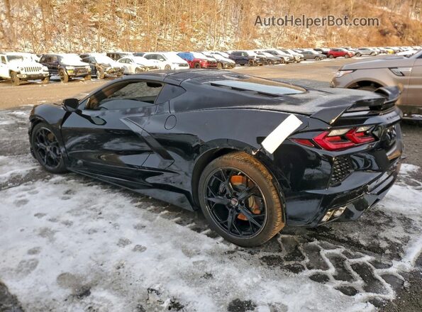 1G1Y72D46L5118948 2020 CHEVROLET CORVETTE Black Tył lewy