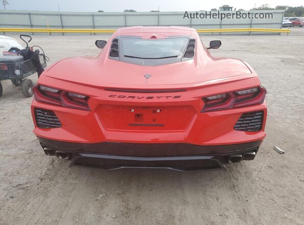 1G1Y72D47L5117050 2020 CHEVROLET CORVETTE Красный Вид сзади