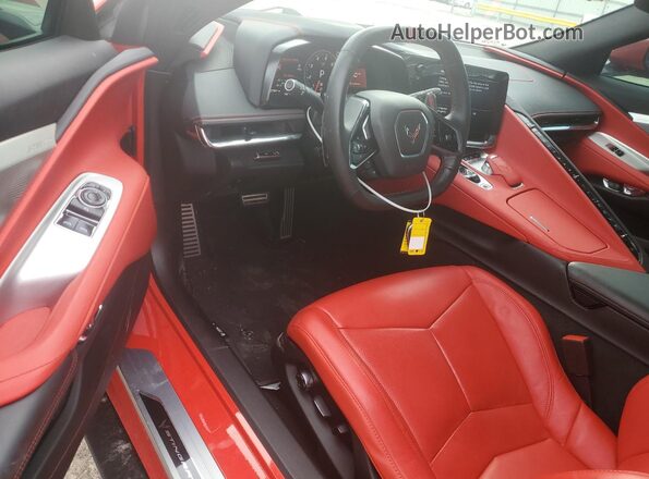 1G1Y72D47L5117050 2020 CHEVROLET CORVETTE Красный Вид панели приборов