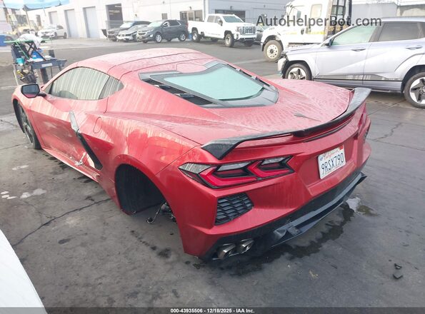1G1YA2D40M5123680 2021 CHEVROLET CORVETTE Red Rear left