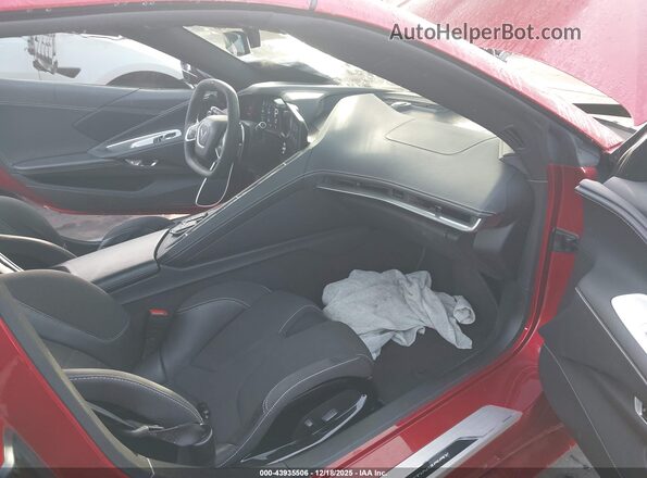 1G1YA2D40M5123680 2021 CHEVROLET CORVETTE Red Front interior view