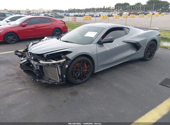 1G1YA2D42R5103454 2024 CHEVROLET CORVETTE Серый Передняя левая четверть