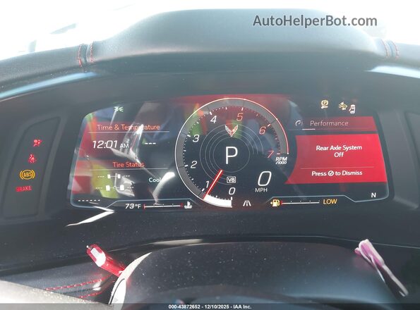 1G1YA2D42R5103454 2024 CHEVROLET CORVETTE Серый Вид задних сидений