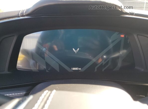1G1YA2D43S5111164 2025 CHEVROLET CORVETTE White Սարքավորումների վահանակի տեսք