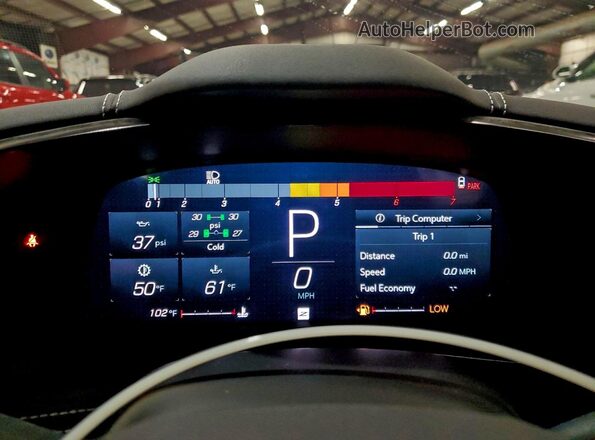 1G1YA2D44R5115332 2024 CHEVROLET CORVETTE Orange Instrument cluster view