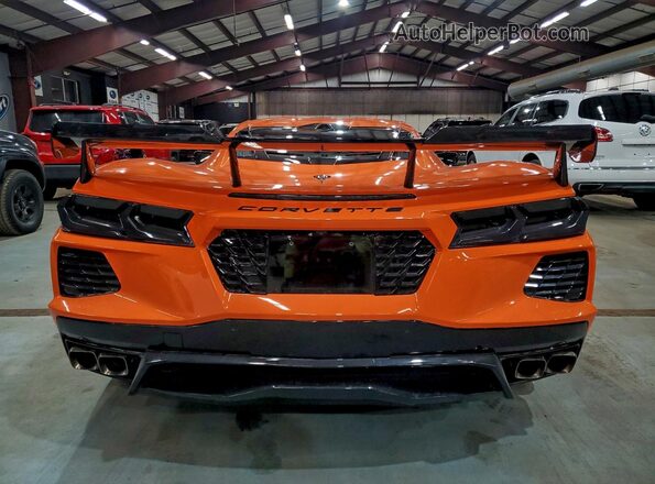 1G1YA2D44R5115332 2024 CHEVROLET CORVETTE Orange Rear view