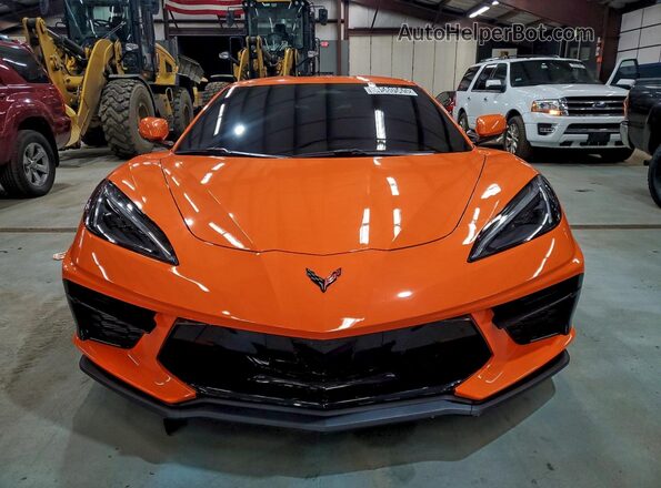 1G1YA2D44R5115332 2024 CHEVROLET CORVETTE Orange Front view