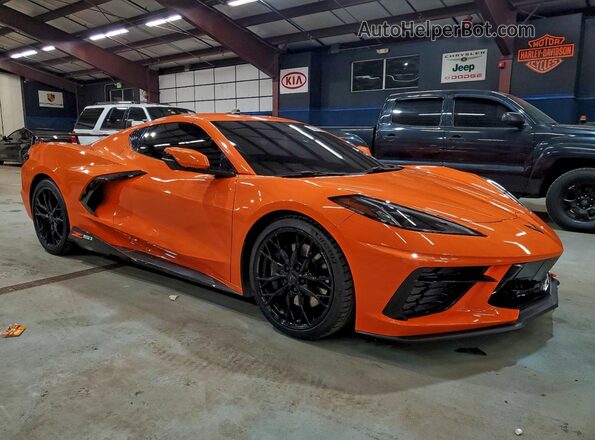 1G1YA2D44R5115332 2024 CHEVROLET CORVETTE Orange Front right