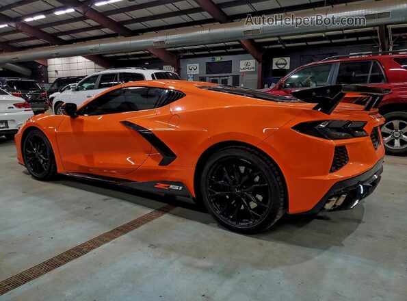1G1YA2D44R5115332 2024 CHEVROLET CORVETTE Orange Rear left