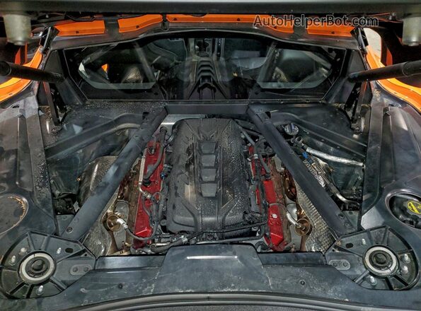 1G1YA2D44R5115332 2024 CHEVROLET CORVETTE Orange Rear interior view