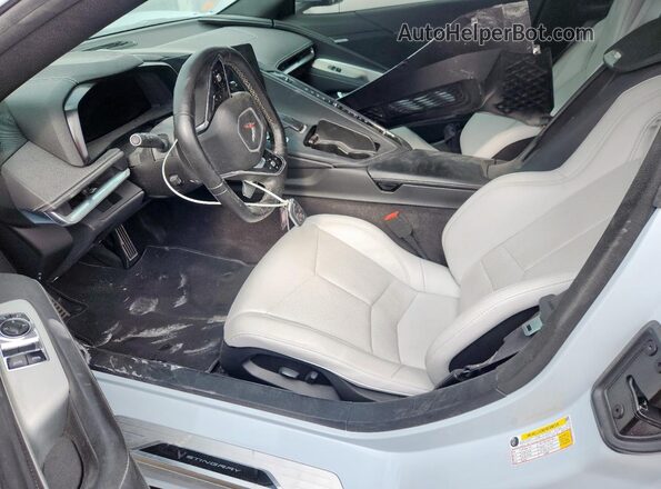 1G1YA2D47P5139721 2023 CHEVROLET CORVETTE Silver Front interior view
