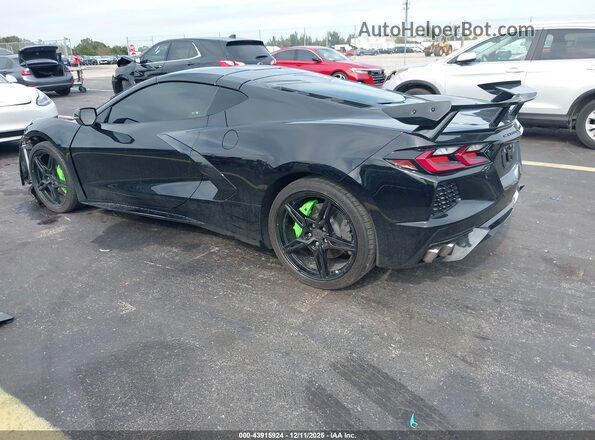 1G1YA2D48N5110502 2022 CHEVROLET CORVETTE Black უკანა მარცხენა