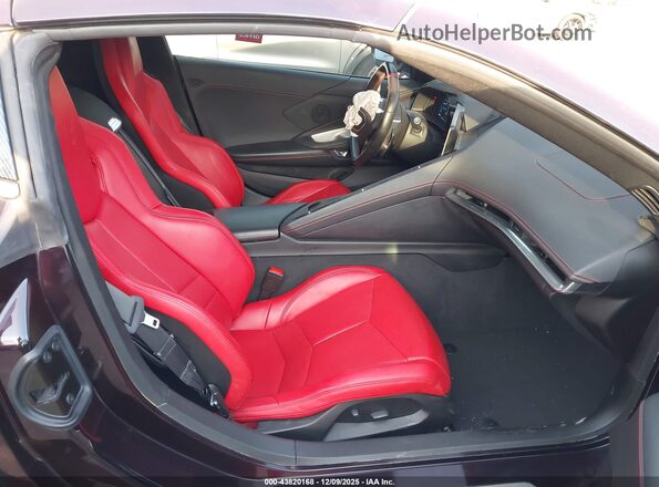 1G1YA2D49M5123399 2021 CHEVROLET CORVETTE Burgundy Սալոնի դիմացի տեսք