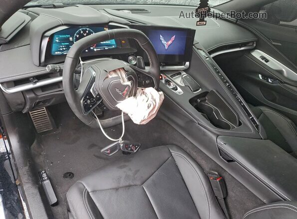 1G1YA2D49S5113288 2025 CHEVROLET CORVETTE Black Առջևի վահանակի տեսք