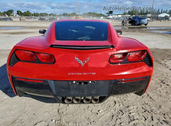 1G1YA2D71K5114901 2019 CHEVROLET CORVETTE Red Rear view
