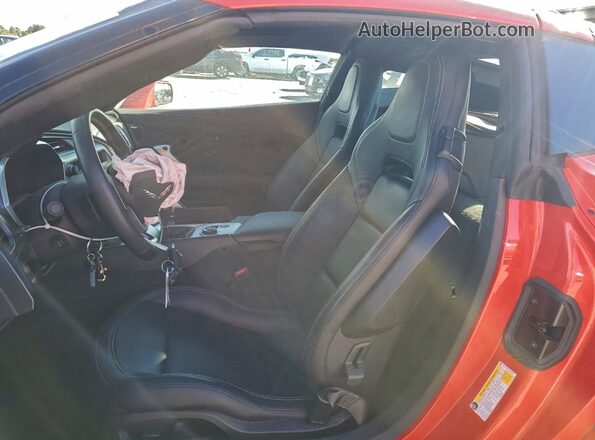 1G1YA2D71K5114901 2019 CHEVROLET CORVETTE Red Front interior view