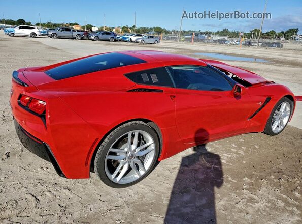 1G1YA2D71K5114901 2019 CHEVROLET CORVETTE Red Rear right