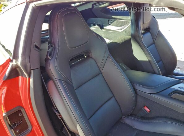 1G1YA2D71K5114901 2019 CHEVROLET CORVETTE Red Rear seats view