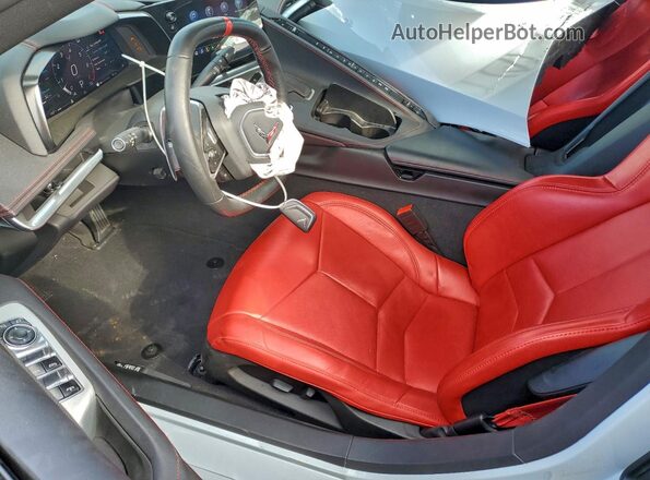 1G1YA3D43N5114172 2022 CHEVROLET CORVETTE Gray Vista interior delantera
