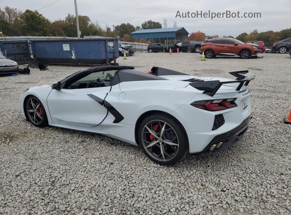 1G1YA3D43N5114172 2022 CHEVROLET CORVETTE Gray Trasero izquierdo