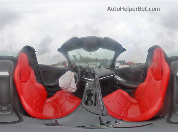 1G1YA3D43N5114172 2022 CHEVROLET CORVETTE Gray Vista interior de 360 grados