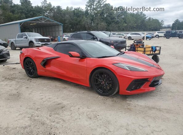 1G1YA3D44P5131307 2023 CHEVROLET CORVETTE Red Передня права чверть