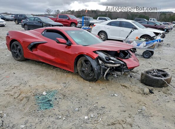 1G1YA3D46M5108560 2021 CHEVROLET CORVETTE Red Front right